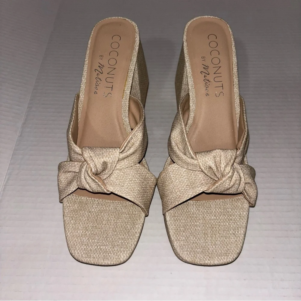 Matisse Coconuts- Esme Knot Slide‎ Sandal - Natural